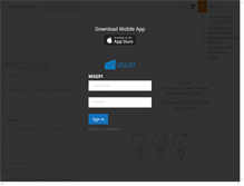 Tablet Screenshot of india.msg91.com